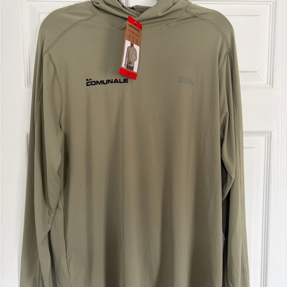 Eddie Bauer Men's Sage Green Hoodie